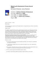 Addison wesley mastering the requirements process 2nd edition mar 2006 ISBN 0321419499  