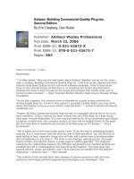 Addison wesley eclipse building commercial quality plugins 2nd edition mar 2006 ISBN 032142672x  