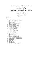 NGHI THỨC TỤNG NIỆM HẰNG NGÀY của hai giới XUẤT GIA VÀ TẠI GIA - Soạn và Dịch: Sa Môn THÍCH THIỆN THÀNH