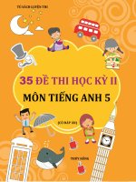 35 đề thi học kỳ 2  môn tiếng anh lớp 5 có đáp án