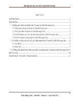 Bài tập lớn học kỳ luật môi trường (8 điểm) ưu điểm và hạn chế của các quy định pháp luật về quản lý chất thải nguy hại  