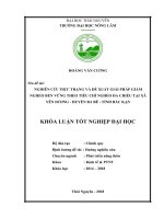 Nghiên cứu thực trạng và đề xuất giải pháp giảm nghèo bền vững theo tiêu chí nghèo đa chiều tại xã yến dương   huyện ba bể   tỉnh bắc kạn 