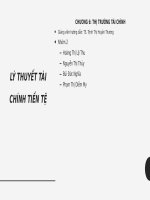 Thị trường Tiền tệ, Thị trường Chứng Khoán, Thị trường vốn