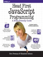 Head first javascript programming