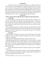 Người đại diện của đương sự trong TTDS (8 điểm) 