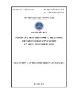 NGHIÊN CỨU PHÁT TRIỂN MỘT SỐ THUẬT TOÁN ĐIỀU KHIỂN ROBOT CÔNG NGHIỆP CÓ NHIỀU THAM SỐ BẤT ĐỊNH