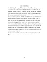 Bài tập cuối kì môn luật đất đai đề bài số 10 