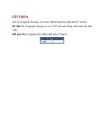 Luy thua POWER bằng ngôn ngữ lập trình Pascal