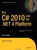 Pro c 2010 and the  NET 4 platform, 5th edition 