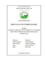 Tìm hiểu vai trò, chức năng, nhiệm vụ của cán bộ phụ trách nông nghiệp tại xã quảng khê   huyện ba bể   tỉnh bắc kạn 