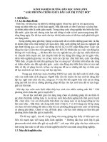 skkn hướng dẫn hs lớp 8 giải phương trình chứa dấu giá trị tuyệt đối