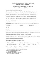 HỢP ĐỒNG CHO THUÊ XE TỰ LÁI 3