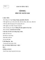 Giáo án Tiếng Việt 2 tuần 4 bài: Tập đọc  Bím tóc đuôi sam