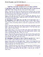 Khoi kien thuc I  Trung cap ly luan chinh tri