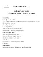 Giáo án Tiếng Việt 2 tuần 1 bài: Chính tả  Tập chép: Có công mài sắt, có ngày nên kim. Phân biệt CK. Bảng chữ cái