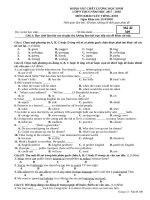 Đề KSCL môn tiếng anh tỉnh phú thọ 2019 (1) 