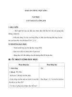 Giáo án Tiếng Việt 2 tuần 11 bài: Tập đọc  Cây xoài của ông em