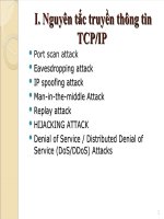 Bài giảng an toàn thông tin tấn công mạng 