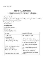 Giáo án Tiếng Việt 2 tuần 1 bài: Chính tả  Tập chép: Có công mài sắt, có ngày nên kim. Phân biệt CK. Bảng chữ cái