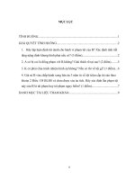 Bài 1, hình sự 2 học kỳ ,vào khoảng 19h ngày 26032003 4 tên a, b, c và d ngồi quán uống rượu  