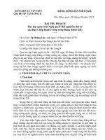 BAI THU HOACH NGHI QUYET TRUNG UONG 4 KHOA XII LỰC