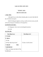 Giáo án Tiếng Việt 2 tuần 4 bài: Tập đọc  Bím tóc đuôi sam