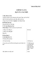 Giáo án Tiếng Việt 2 tuần 3 bài: Chính tả  Tập chép: Bạn của Nai Nhỏ. Phân biệt NGNGH, TRCH, dấu hỏidấu ngã