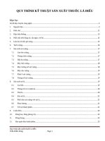123doc   quy trinh ky thuat san xuat thuoc la dieu