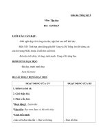 Giáo án Tiếng Việt 2 tuần 3 bài: Tập đọc  Gọi bạn