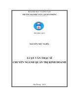Giám sát hải quan đối với hàng hóa nhập khẩu tại chi cục hải quan cửa khẩu cảng hải phòng khu vực 1   