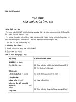 Giáo án Tiếng Việt 2 tuần 11 bài: Tập đọc  Cây xoài của ông em