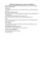 nội dung ôn tập thi cuối kỳ môn xác suất thống kê