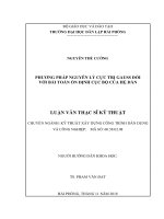 Phương pháp nguyên lý cực trị gauss đối với bài toán ổn định cục bộ của hệ dàn   