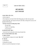 Giáo án Tiếng Việt 2 tuần 24 bài: Kể chuyện  Quả tim khỉ