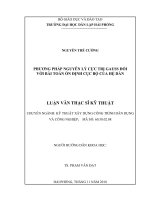 Phương pháp nguyên lý cực trị Gauss đối với bài toán ổn định cục bộ của hệ dàn (Luận văn thạc sĩ)