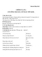 Giáo án Tiếng Việt 2 tuần 1 bài: Chính tả  Tập chép: Có công mài sắt, có ngày nên kim. Phân biệt CK. Bảng chữ cái