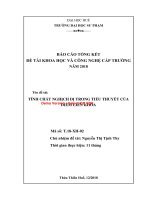 Tính chất nghịch dị trong tiểu thuyết của diêm liên khoa (tt) 