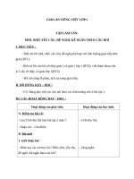 Giáo án Tiếng Việt 2 tuần 8 bài: Tập làm văn  Mời, nhờ, yêu cầu, đề nghị. Kể ngắn theo câu hỏi