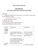 Giáo án Tiếng Việt 2 tuần 1 bài: Kể chuyện  Có công mài sắt, có ngày nên kim