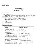 Giáo án Tiếng Việt 2 tuần 2 bài: Kể chuyện  Phần thưởng