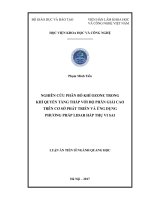 Nghiên cứu phân bố khí ozone trong khí quyển tầng thấp với độ phân giải cao trên cơ sở phát triển và ứng dụng phương pháp LIDAR hấp thụ vi sai 