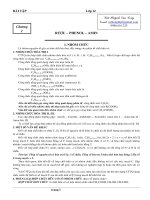 LÝ THUYẾT + bài tập hóa 12   HAY CHỌN lọc