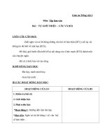 Giáo án Tiếng Việt 2 tuần 1 bài: Tập làm văn  Tự giới thiệu. Câu và bài