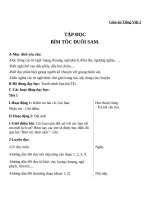 Giáo án Tiếng Việt 2 tuần 4 bài: Tập đọc  Bím tóc đuôi sam