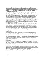 MN 27 THIẾT kế các HOẠT ĐỘNG GIÁO dục LỒNG GHÉP nội DUNG