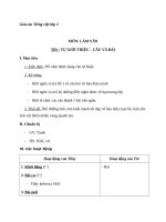 Giáo án Tiếng Việt 2 tuần 1 bài: Tập làm văn  Tự giới thiệu. Câu và bài