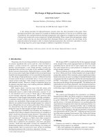 Mix Design of Highperformance Concrete