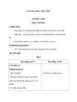 Giáo án Tiếng Việt 2 tuần 2 bài: Tập đọc  Phần thưởng