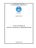 Một số biện pháp hoàn thiện công tác quản trị nhân lực tại công ty TNHH ô tô chiến thắng   