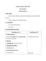 Giáo án Tiếng Việt 2 tuần 2 bài: Kể chuyện  Phần thưởng